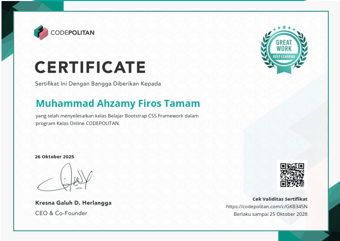 Framework Bootstrap 5