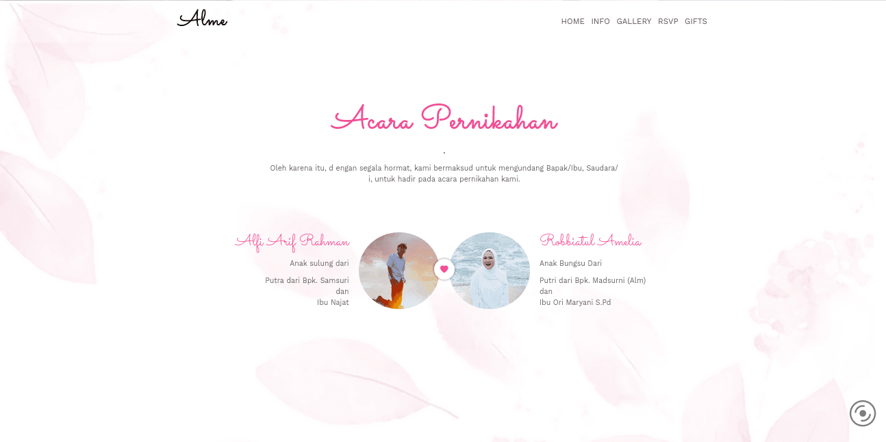 Almel Wedding Invitation