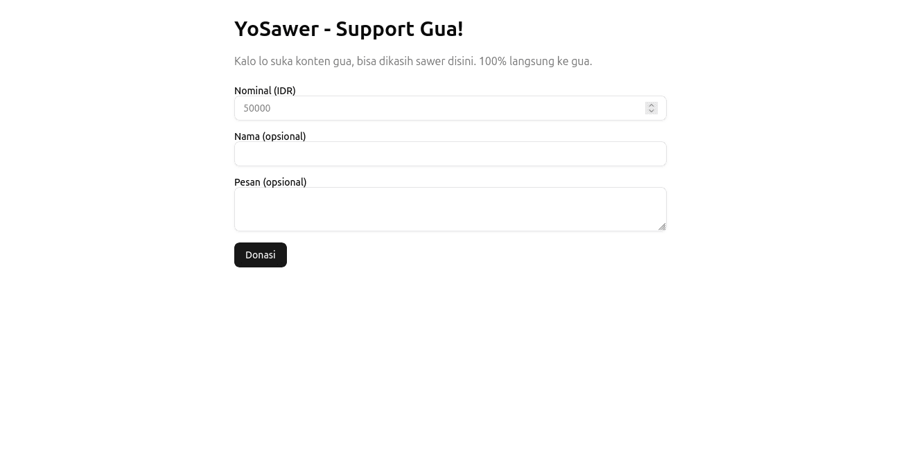Yosawer Donations